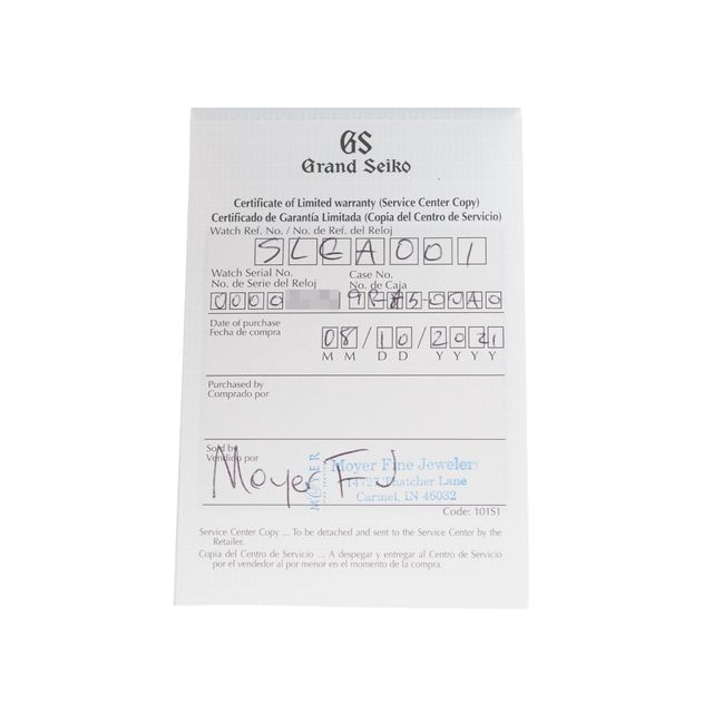 Grand Seiko Sport Collection SLGA001 Image 3